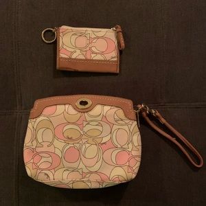 Authentic Coach Wallet and Card Holder